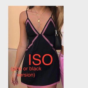 ISO Victoria's secret pink black lace chemise slip